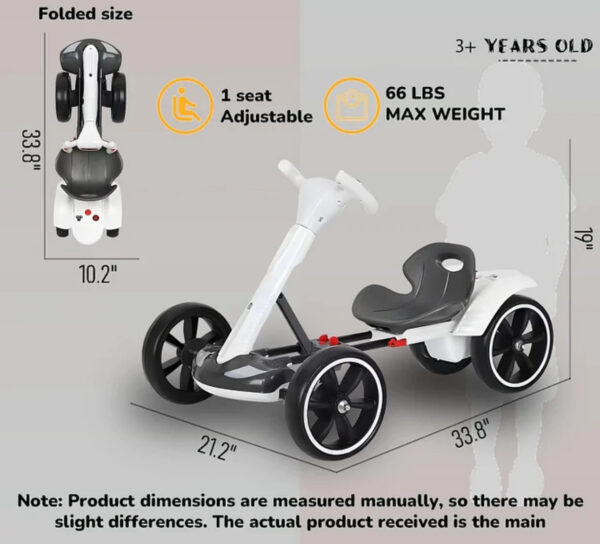 Kart elétrico dobrável para crianças - Image 5