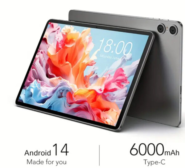 Tablet Teclast P30T 2024 mais recente Android 14 10.1 polegadas, 4GB RAM+128GB ROM com Tablet PC expansível de 1TB, 2 em 1 Tablets com teclado, capa Teclast, película protetora, rato sem fios, auscultadores, bateria de 6000mAh, ecrã de visualização IPS 1280x800 - Image 3